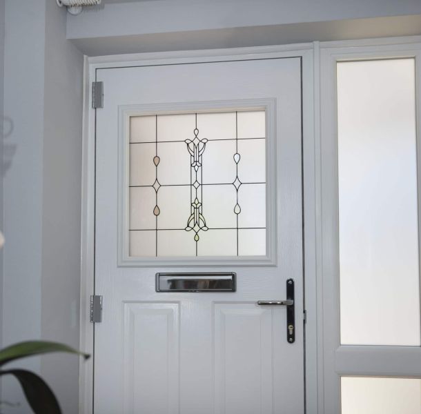 interior view of a solidor entrance door