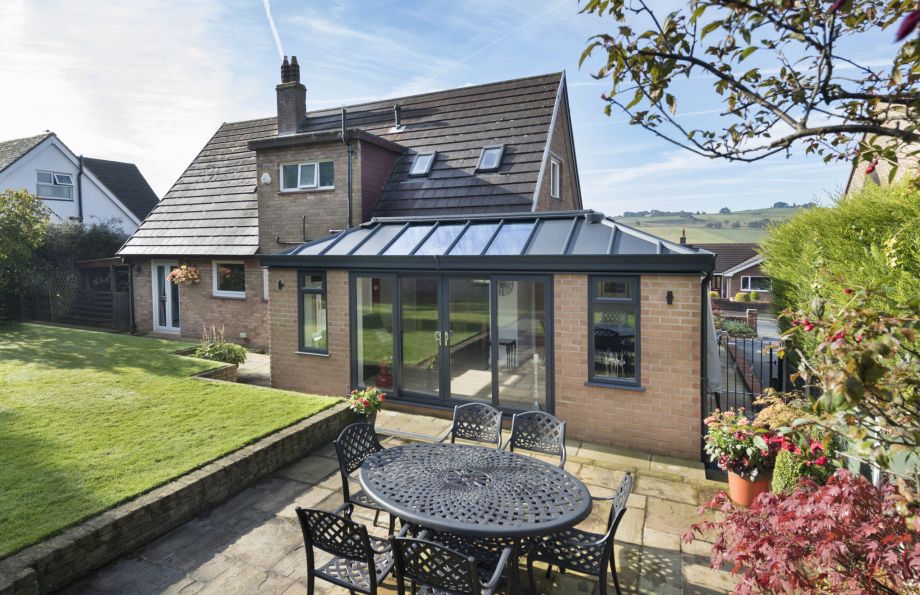 polycarbonate roofed conservatory