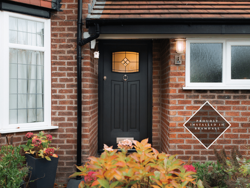 installation from alexander windows of a black rockdoor newark