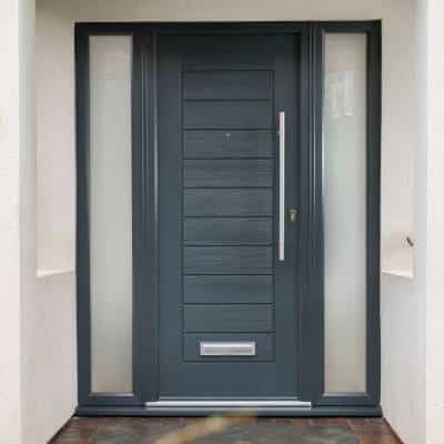 Solidor compoiste door installation in conjunction with Solidor as part of a TV ad campaign.
