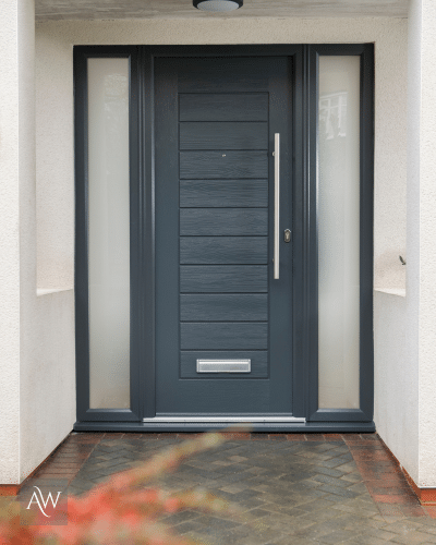 Solidor compoiste door installation in conjunction with Solidor as part of a TV ad campaign.