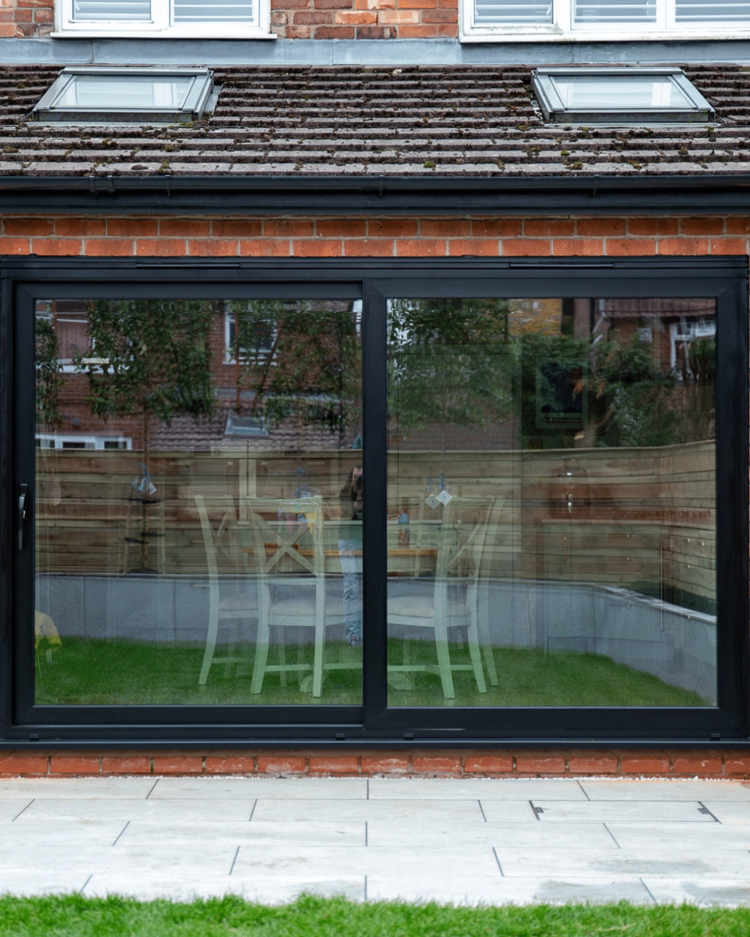 aluminium lift and slide (external view)