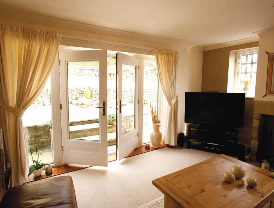 Rockdoor French door internal view.