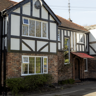 kommerling windows in white installed by alexander windows at davenport residential home in stockport
