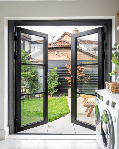 Aluminium French Door Installation - Warrington