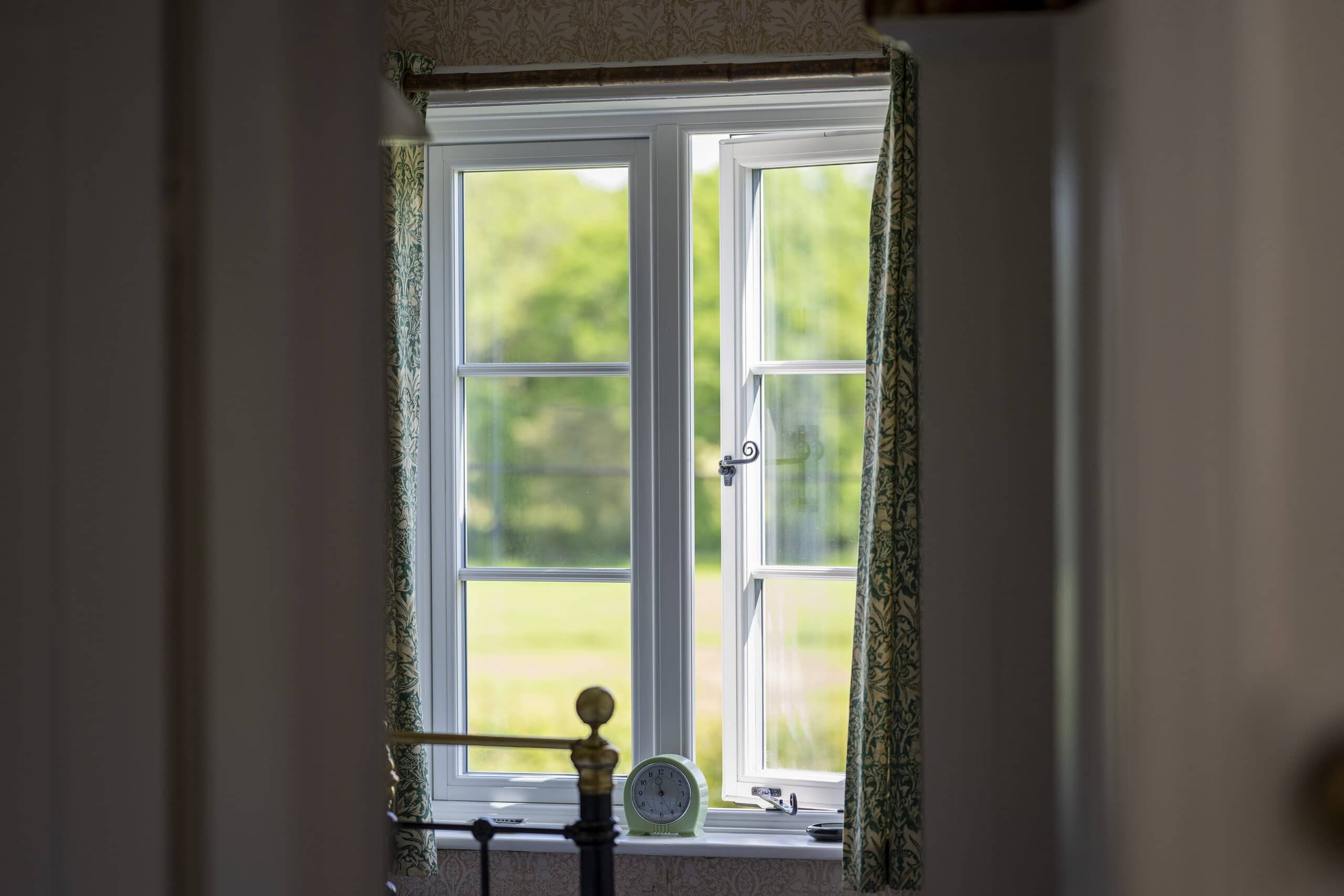 Beautiful flush window in country home