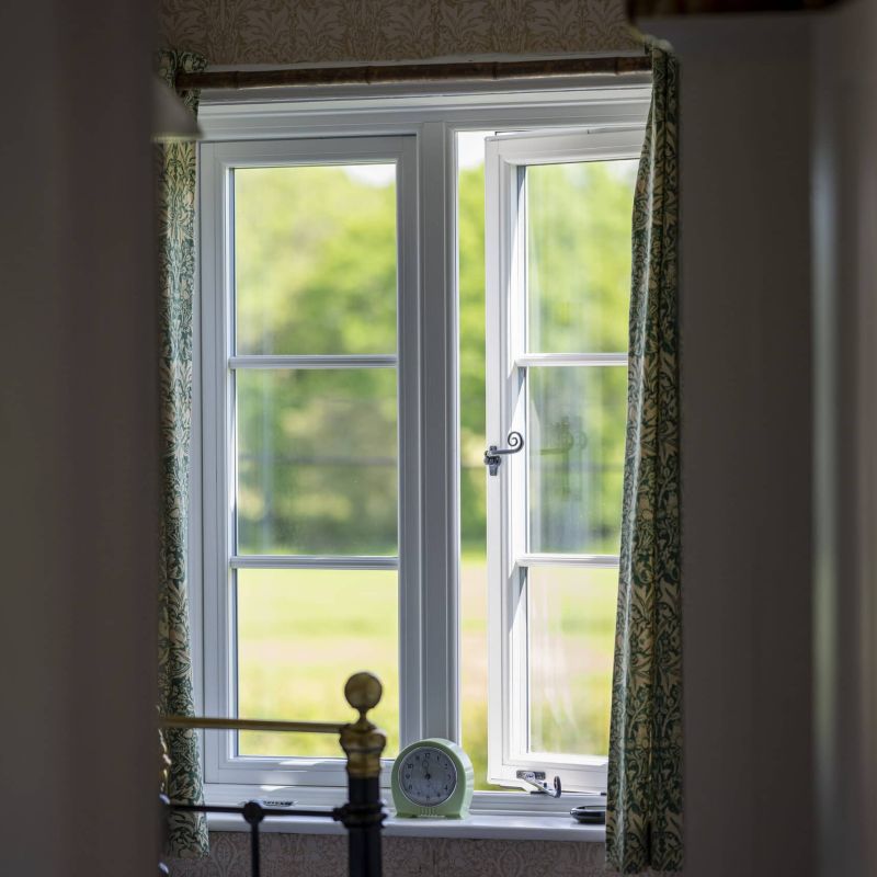 Beautiful flush window in country home