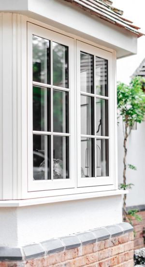 White R9 windows on period property
