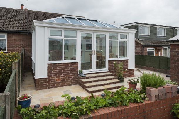 external view of a polycarbonate roof
