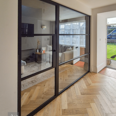 aluspace internal door & screen installed by alexander windows in sale