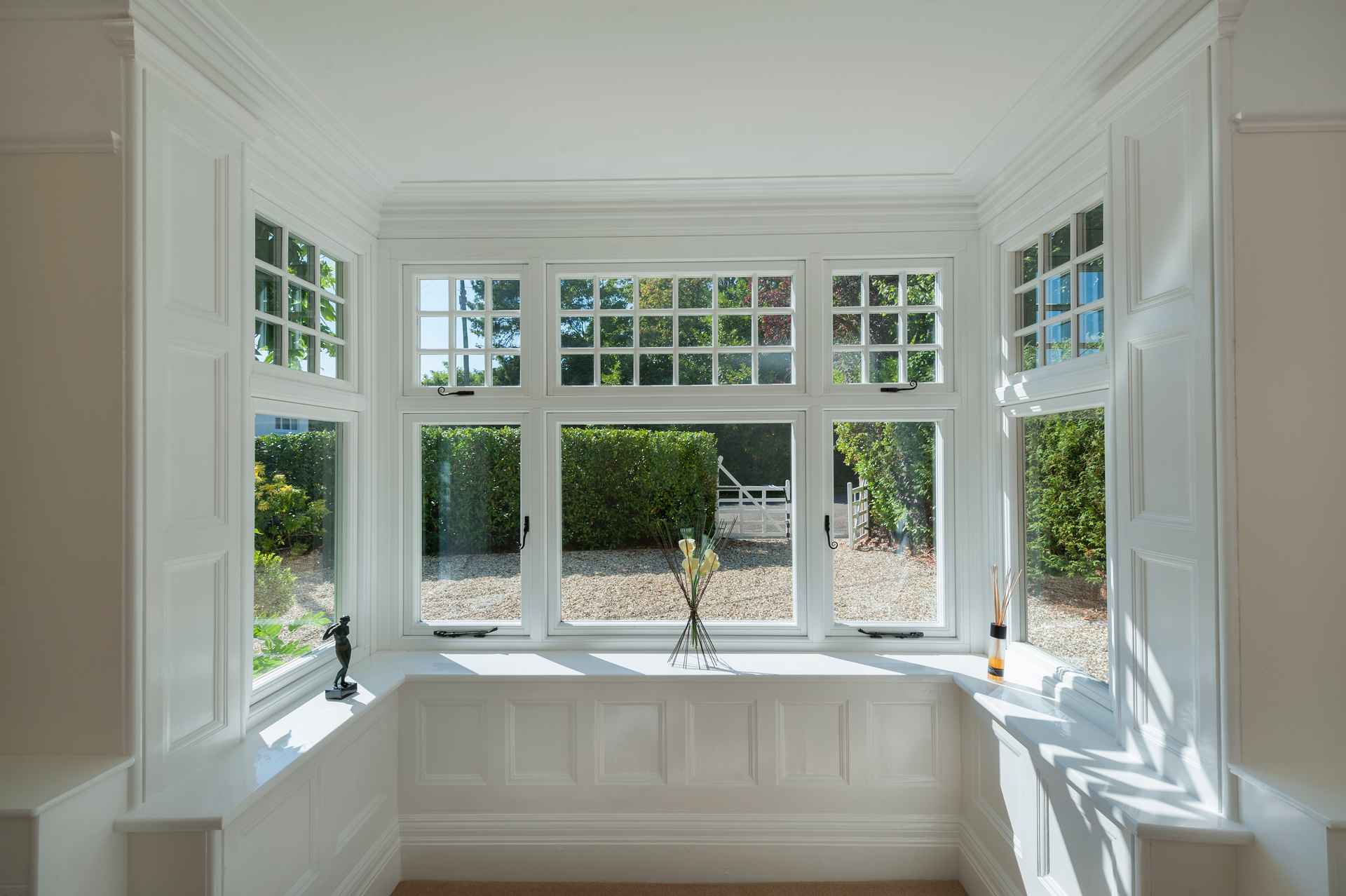 Residence Collection R9 uPVC flush window in chalk white