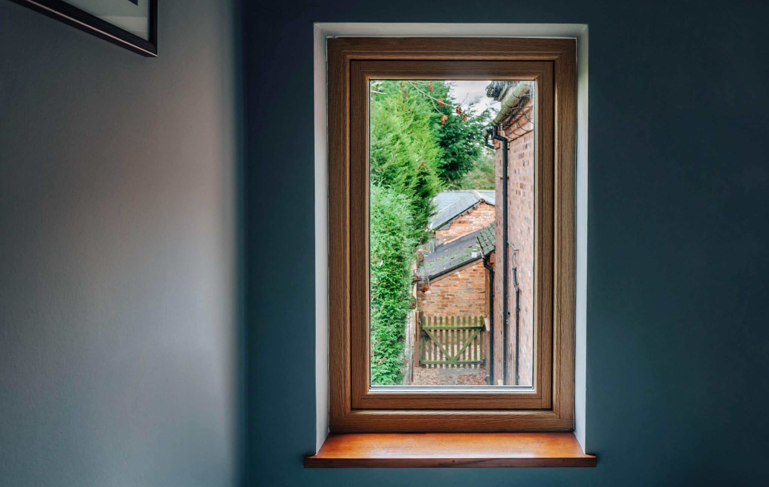 The Residence Collection's English Oak finish adds warmth to cool interiors