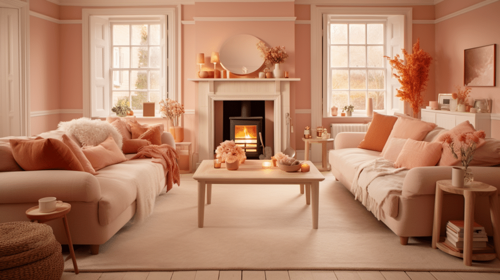 bringing peach fuzz (pantone's colour of the year) in to your home.